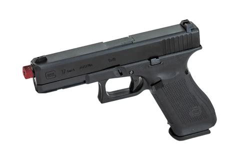 This is the funnest type to have if you have the money to spend. . Glock blowback laser training pistol